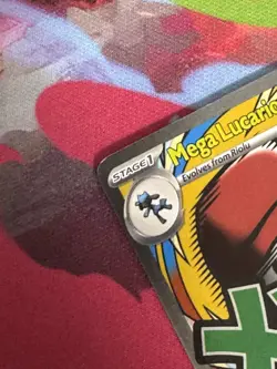 MEGA LUCARIO EX 033 Holo Promo ME: Mega Evolution Promo Pokemon Near Mint - Image 3