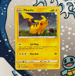 Pikachu SWSH039 Black Star Promo Holo Rare Sword & Shield Pokemon Card 2020 NM - Image 1