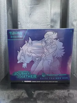 2025 Pokemon Center Journey Together Factory Sealed ETB Elite Trainer Box - Image 1
