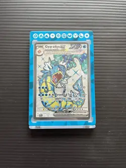 Pokemon Gyarados EX TCG Scarlet Violet Full Art Base Set Ultra Rare Card 225/198 - Image 3