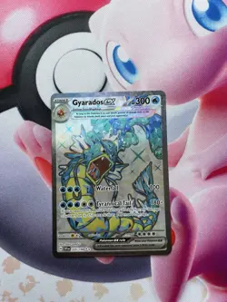 Pokemon Gyarados EX TCG Scarlet Violet Full Art Base Set Ultra Rare Card 225/198 - Image 1