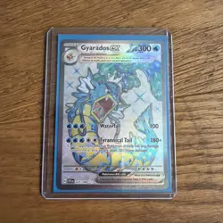Pokemon Gyarados EX TCG Scarlet Violet Base Set Holo Full Art Rare Card 225/198 - Image 1