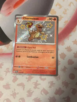 Charmeleon - 110/091 - Shiny Rare - Paldean Fates - Pokemon Card - NM/M - Image 1