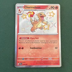 Charmeleon 110/091 Baby Shiny Rare Pokemon Card Scarlet Violet Paldean Fates - Image 1