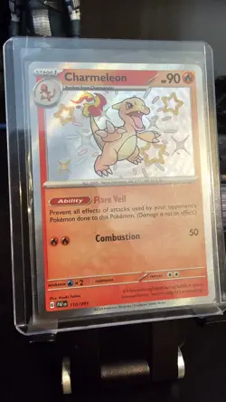 NM! Charmeleon (110/091) Paldean Fates Baby Shiny Rare Pokemon Card - Image 1