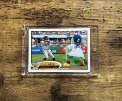 2012 Topps Andrew McCutchen #497 Image Variation SP Pirate Parrot - Image 1