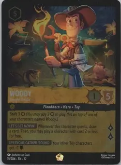 Woody Jungle Guide 15/204 Wilds Unknown Cold Foil Lorcana NM - Image 1