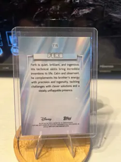 Disney Topps Chrome 2026 Ferb 101 Dalmatian Refractor /101 - Image 2