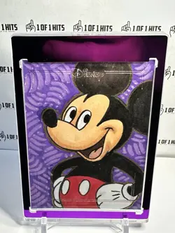 2026 Topps Chrome Disney 1/1 MICKEY MOUSE Sketch Card Roberto Ariel Mamani Auto - Image 1