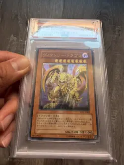 Yugioh Victory Dragon Japanese Ultimate Rare Promo SDX-JP002 PSA 10 Gem Mint - Image 1