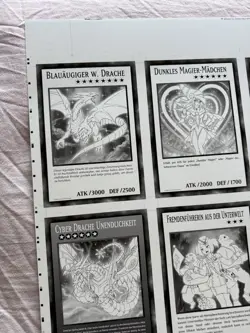 YuGiOh! Duel Overload Giant Cards Uncut Sheet - Misprint Error German DUOV - Image 4