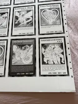 YuGiOh! Duel Overload Giant Cards Uncut Sheet - Misprint Error German DUOV - Image 5