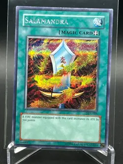 Yugioh TCG Salamandra DDS-006 Secret Rare Vintage LP/MP - Image 1