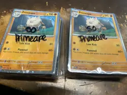 LOT OF (100)Primeape Cosmos Holo Promo 107/193 TCG Paldea EvolvED - Image 1