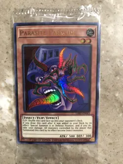 YU-GI-OH LOST ART PROMO PARASITE PARACIDE CARD # LART-EN043 FACTORY SEALED - Image 1