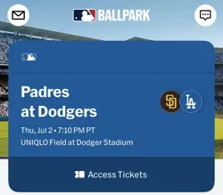 PRESALE Dodgers x ONE PIECE Monkey D Luffy Promo Card 7/2/2026 Stadium Exclusive - Image 2