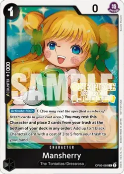 1x Mansherry (Judge Pack Vol. 4) - OP05-088 - R - Foil NM-Mint One Piece Promos - Image 1