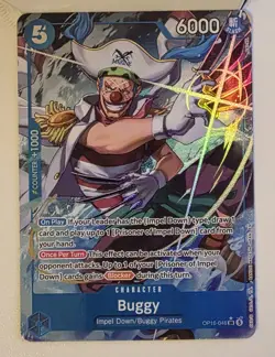 Lot of TWO (2) Buggy OP16-048 SR Holo ENG Alt Art - Image 4
