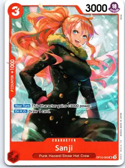 Sanji OP10-005 Super Rare Royal Blood One Piece Foil NM - Image 1