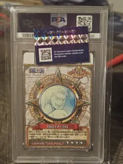 PSA 10 2011 One Piece BB Match V. 11 #C450 Carddass Roronoa Zoro POP 9 - Image 4
