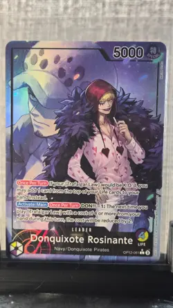 One Piece Donquixote Rosinante OP12-061 Legacy of the Master Alt Art Foil ENG - Image 1