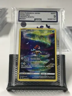 2023 POKEMON SWSH FA/KELDEO CROWN ZENITH GG07/GG70 AGS 9 - Image 1