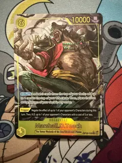 Bandai One Piece Card Game OP-16 Marshall D. Teach OP16-119 SEC and alt art - Image 3