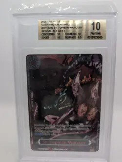 2025 One Piece St. Topman Warcury Special Alt Art Rare OP13-089 BGS 10 GOLD - Image 1