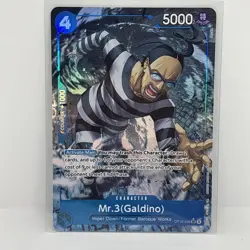 One Piece TCG Mr.3 (Galdino) OP16-056 - SR Alt Art - The Time Of Battle - Image 1