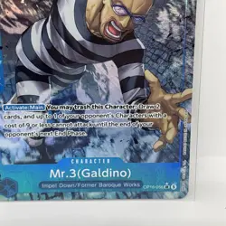 One Piece TCG Mr.3 (Galdino) OP16-056 - SR Alt Art - The Time Of Battle - Image 4