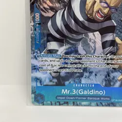 One Piece TCG Mr.3 (Galdino) OP16-056 - SR Alt Art - The Time Of Battle - Image 5