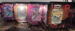 Pokemon Destined Rivals Team Rocket Tin Nidoking Scarlet & Violet New Sealed - Image 1