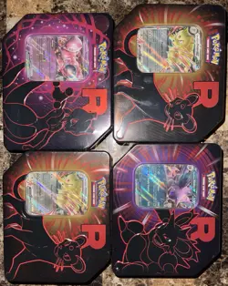Pokemon Destined Rivals Team Rocket Tin Nidoking Scarlet & Violet New Sealed - Image 2
