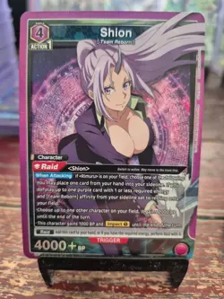 Union Arena Shion TSK-2-053 SR - English UE20BT Reincarnated as a Slime NM - Image 1