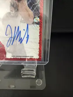 2024 Topps UFC Finest Jim Miller Auto Intimidators Red Shimmer - Image 4