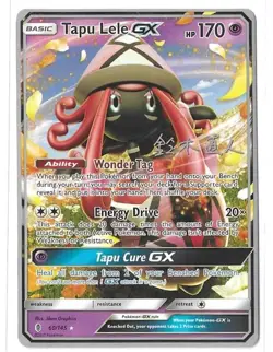Tapu Lele Pokemon Card GX 60/145 Non Holo World Championship 2017 - Image 1