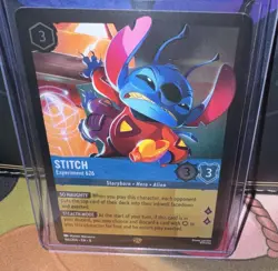 Disney Stitch - Experiment 626 #166/204 Legendary Foil Lorcana Card - Image 1