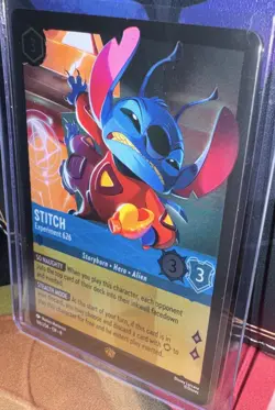Disney Stitch - Experiment 626 #166/204 Legendary Foil Lorcana Card - Image 3