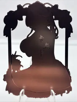 ❤KAFKA Goddess Story Anime Waifu Gold METAL Card - Image 2