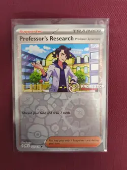 Pokemon Card Professor's Research Sycamore #125 Program Stamp Reverse Holo - Image 1