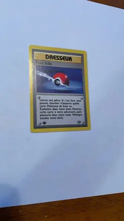 Pokemon Card Poke Ball 64/64 1St Edition Jungle Wizards Rare VF - Image 1