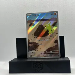Pokemon TCG Larvitar Holo Card 203/197 SV03 Obsidian Flames - Image 3