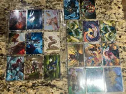 MTG Lot of 20 ART SERIES Cards Bloomburrow Some Gold Signatures - Image 1
