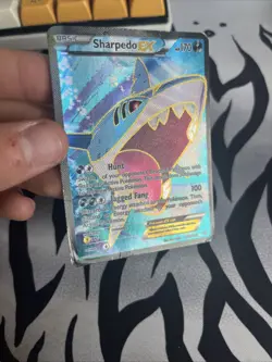 HP Pokemon TCG Sharpedo EX Full Art Holo Card 152/160 XY-Primal Clash - Image 4