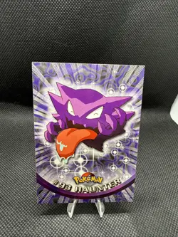 Pokemon Card - Haunter Topps TV Animation Edition 93 Blue Logo - Image 1