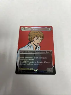 Jennifer Walter’s Borderless Foil Superheroes Card #0388 MTG LP - Image 1