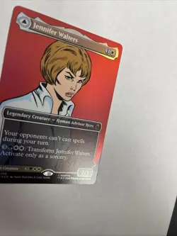Jennifer Walter’s Borderless Foil Superheroes Card #0388 MTG LP - Image 2