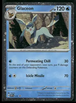 Pokemon Glaceon - (Cosmos Holo) Promo 171 SVP Scarlet & Violet Promo Cards NM - Image 1