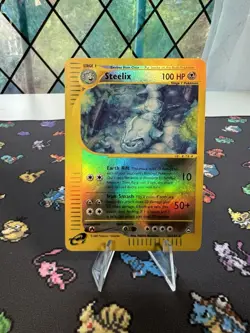 Steelix #35 Reverse Holo Aquapolis 2002 35/147 E-Reader Pokemon Card - Image 1