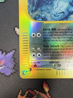 Steelix #35 Reverse Holo Aquapolis 2002 35/147 E-Reader Pokemon Card - Image 4